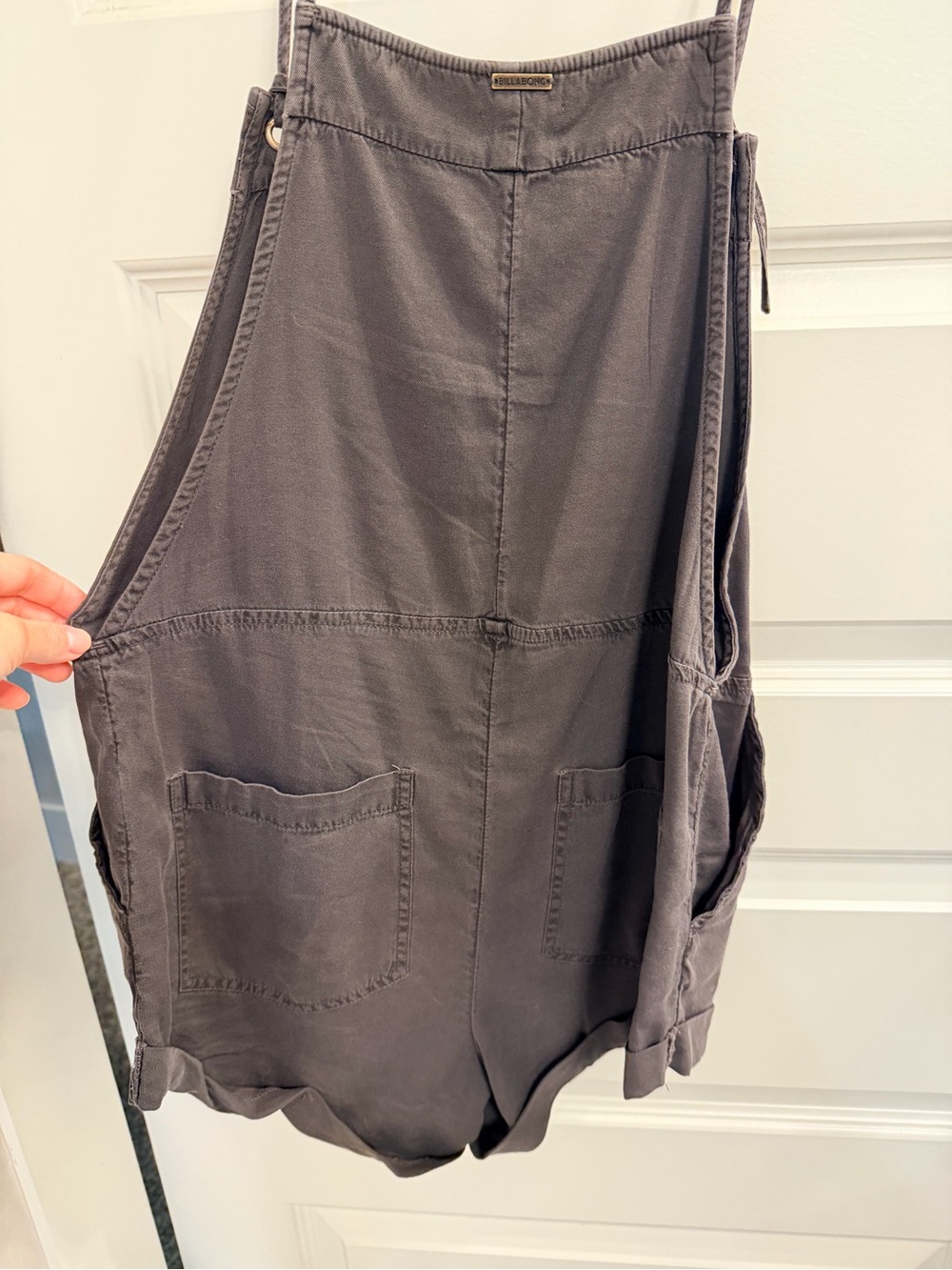 Billabong Faded Black wild pursuit Overall romper size medium - Picture 6 of 7